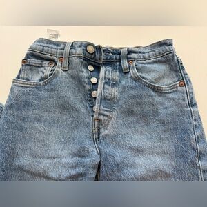 Levi’s Premium button fly jeans, 24x30, women’s, NWOT